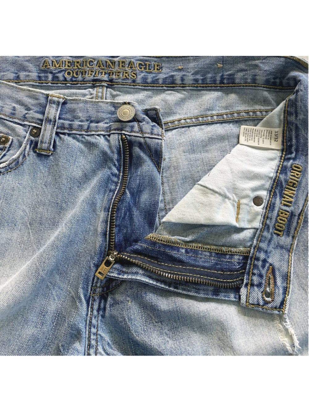 American Eagle Outfitters Men's Original Bootcut Jean 33X32 - Picture 4 of 14